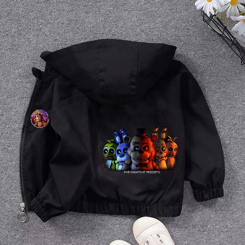 Running Gear For Kids - Fnafs Kapüşonlu Ceket Erkek Kız Beş