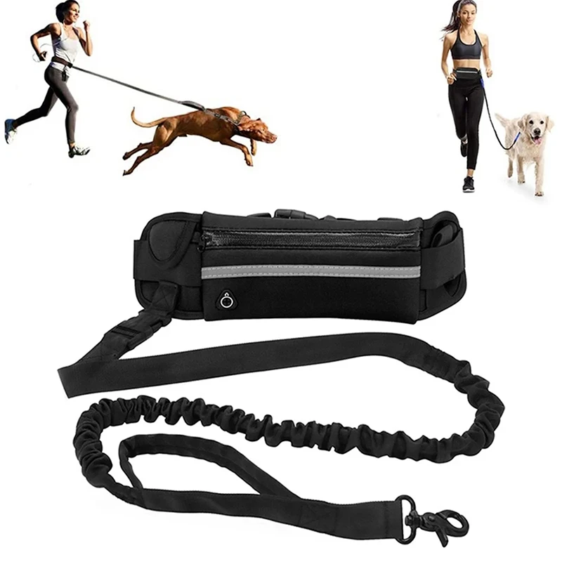 Running Gear Belt - Eller Serbest Köpek Tasma Koşu Yürüyüş