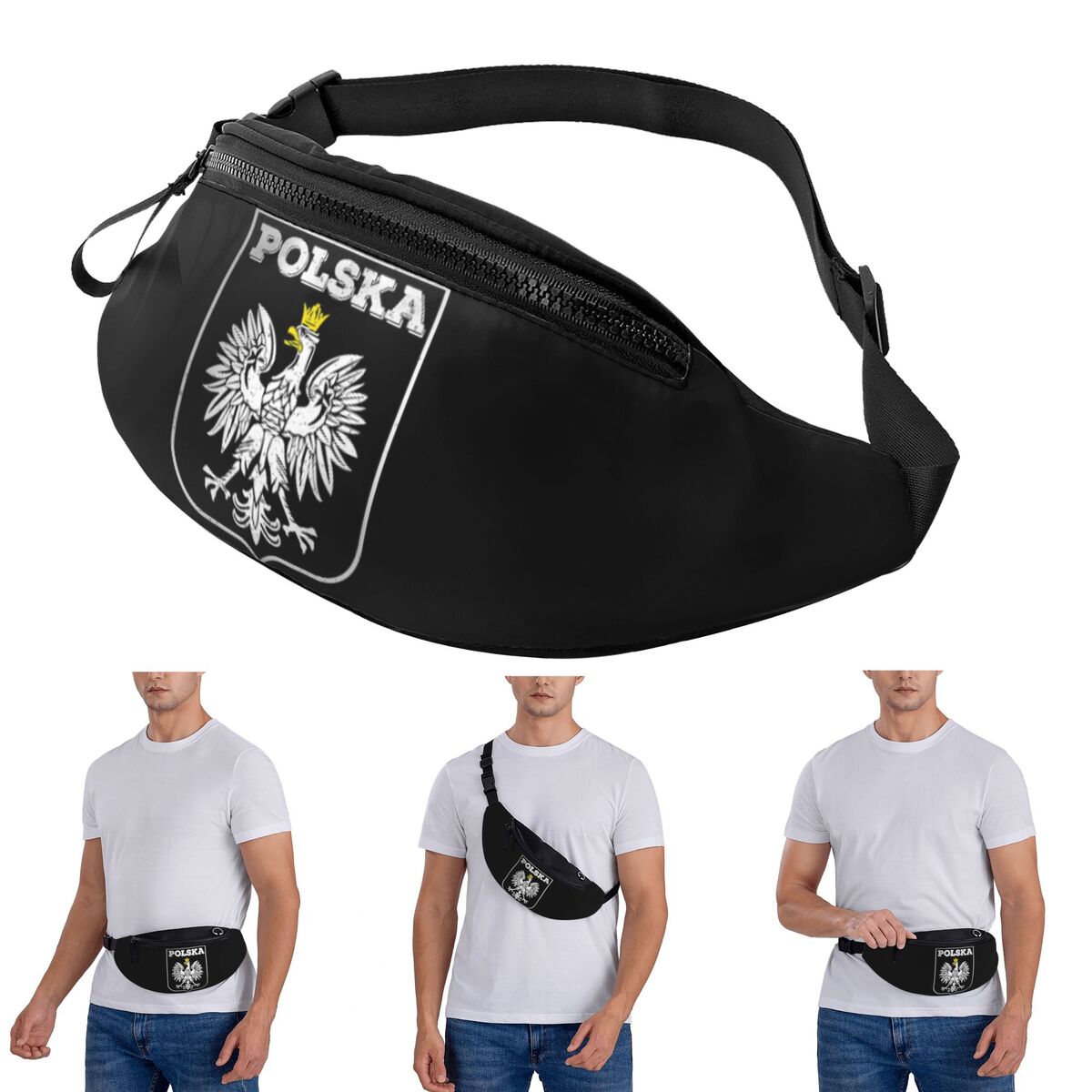 Running Gear Logos - Çapraz Askılı Bel Çantası Polska Logosu
