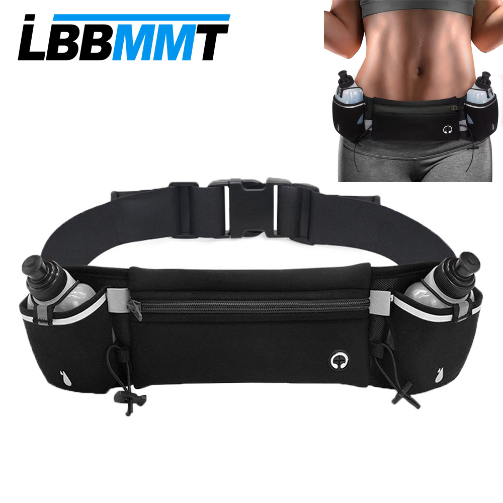 Running Gear Belt - 1 adet su şişeleri ile koşu
