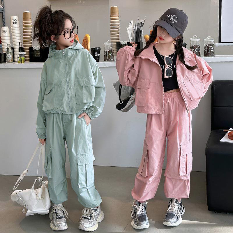 Running Gear For Kids - ZOETOPKID Erkek Kız Setleri Çocuk İlkbahar