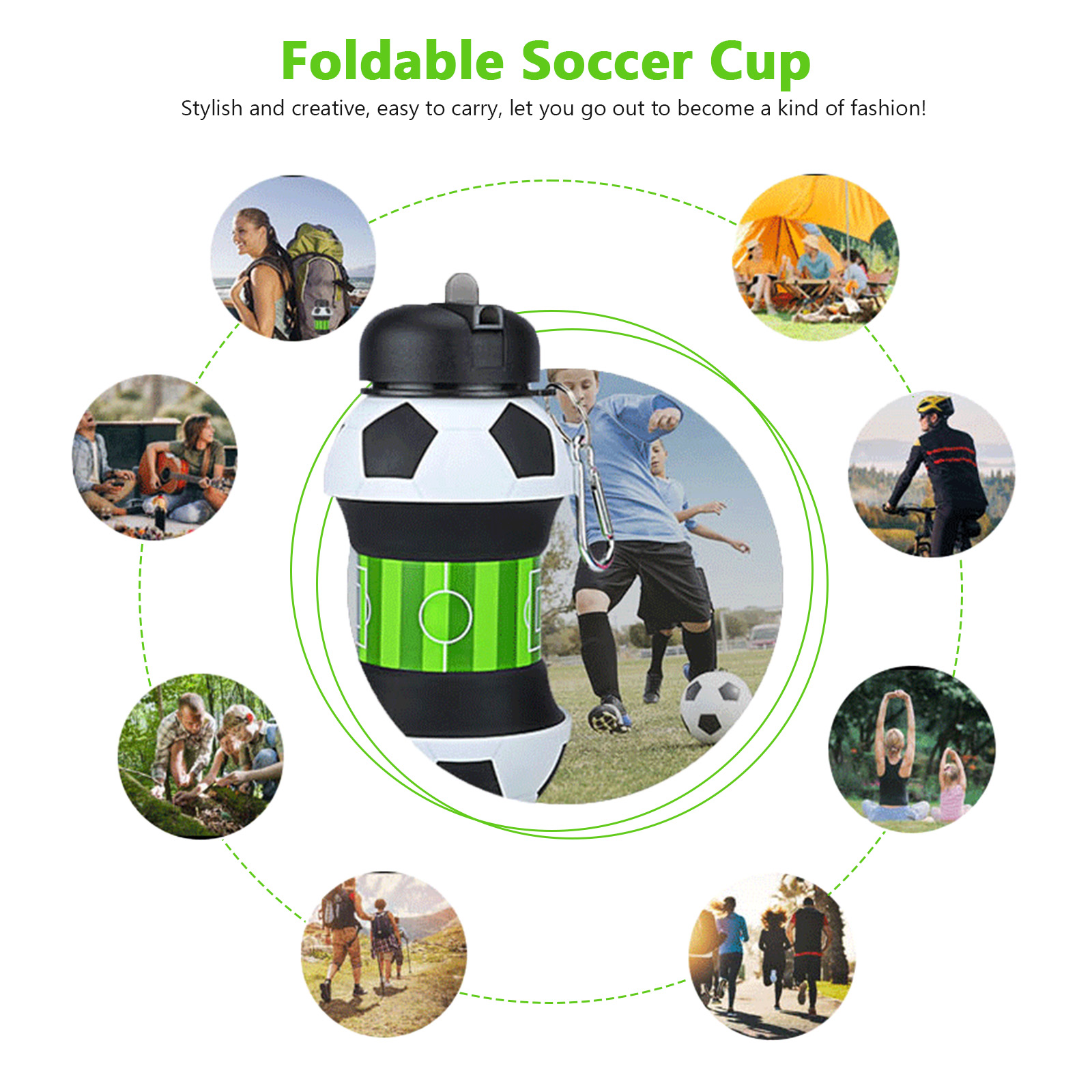 550ml katlanabilir futbol su ş - Running Gear For Kids incelemesi ve fiyatı